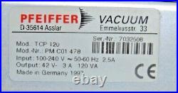 Pfeiffer TCP120 Vacuum Molecular Turbo Pump Controller PM C01 478 Thermo Fisher