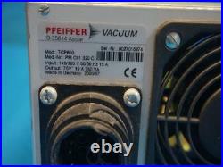 Pfeiffer TCP600 PM C01 320 C Turbomolecular Pump Controller with Missing Cover