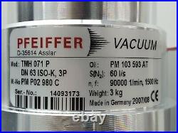 Pfeiffer TMH 071 P Turbomolecular Pump PM P02 980 C with TC100 Controller