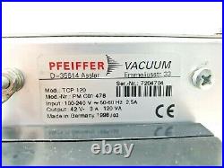 Pfeiffer TMH 260 Turbo Molecular Vacuum Pump with TCP 120 Controller and Cable
