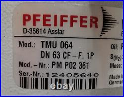 Pfeiffer TMU 064 Turbomolecular Pump with TCP015 Controller Tag #40