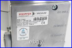 Pfeiffer TMU 521 Y P DN 160 CF-F 3P Turbomolecular Pump With TC600 Pump Controller