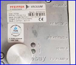 Pfeiffer Vacuum TPH 1501 UP Turbomolecular Pump with TC750 Controller