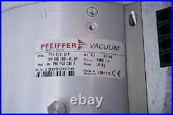 Pfeiffer Vacuum Turbo Molecular Pump Tph 2101 U P, Tc750 Controller Working Free