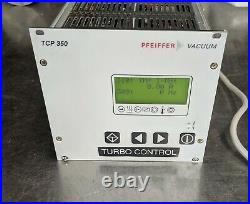 Pfeiffer balzers tcp 350 turbo pump and gauge controller leybold turbomolecular