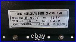 SCU-H1000C Controller, CU-H1000C / Turbo Molecular Pump Control Unit / AC 208V 2