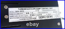SEIKO SEIKI STP-451C LOW FIELD TURBO PUMP w SCU-301 CONTROL UNIT, CABLE EDWARDS