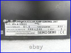 STP Seiko Seiki SCU-A1603C Turbomolecular Pump Controller Tested Working As-Is