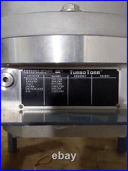 Sargent Welch Turbo Torr Turbomolecular Vacuum Pump Lot #Two Pumps & Controller