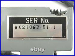 Seiko Seiki RK21092-01-1 TMP Turbomolecular Pump Cable 26 Foot 8M Turbo Used