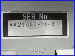 Seiko Seiki RK21092-01-3 TMP Turbomolecular Pump Cable 26 Foot 8M Turbo Used