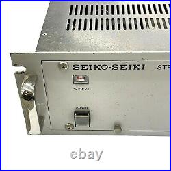 Seiko Seiki SCU-300 Turbo Molecular Pump Control Unit STP, 110V Made in JAPAN