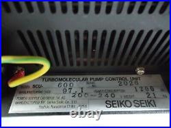 Seiko Seiki SCU-600 Turbo Molecular Pump Control Unit control