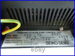 Seiko Seiki SCU-600 Turbo Molecular Pump Control Unit control