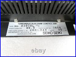 Seiko Seiki SCU-H1000L Turbomolecular Pump Controller Turbo Tested Working