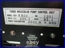 Seiko Seiki SCU-H600 Turbo Molecular Pump Control Unit, STP, STP-H600, 452137