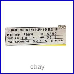 Seiko Seiki Scu-300h Turbo Molecular Pump Control Unit 100v 500va