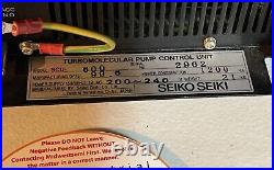 Seiko Seiki Stp-600 / Scu-600 Turbomolecular Pump Control Unit Ships Same Day