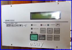 Seiko Seiki Turbomolecular Pump Control Unit EDWARD ASU-A1303W1-11 SCU-A1303W1-U