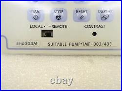 Shimadzu EI-D303M Turbomolecular Pump Controller Turbo Tested Working Surplus