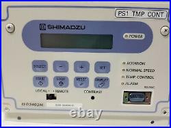 Shimadzu EI-D3403M (T1) Turbomolecular Pump Controller TEL 2L80-000684-V1 Used
