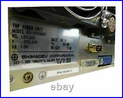 Shimadzu Turbo Molecular Pump Tmp Ei-3403md Controller