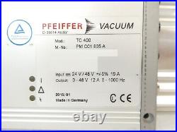 SplitFlow 310 Pfeiffer PM P05 221 A Cartridge Turbomolecular Pump TC400 As-Is
