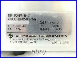 TMP Shimadzu EI-R04M Turbomolecular Pump Control Turbo TEL 2L11-000006-11 New