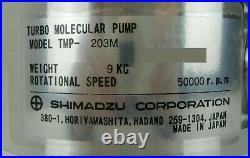 TMP Shimadzu TMP-203M Turbomolecular Vacuum Pump Turbo Tested Working