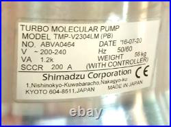 TMP-V2304LM (PB) Shimadzu Corp. 50/60Hz, 240V Turbo Molecular Pump With Controller