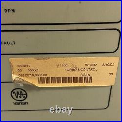 TURBOMOLECULAR PUMP CONTROLLER VARIAN Turbo V1800