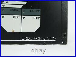TURBOTRONIK NT 20 Leybold 855 62 Turbomolecular Pump Control NT20 V1.20 Tested