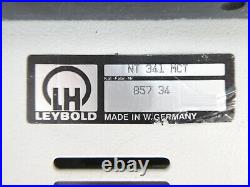 TURBOTRONIK NT 341M/I Leybold 857 34 Turbomolecular Controller Untested Surplus