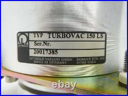 TURBOVAC 150 LS Leybold 20017385 Turbomolecular Pump Turbo UL 500 Working Spare