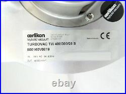 TURBOVAC TW 400/300/25 S Leybold 800160V0019 Cartridge Turbomolecular Pump As-Is