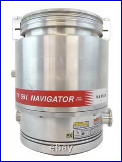 TV 551 NAVIGATOR Varian 9698922 Turbomolecular Pump Turbo Tested Working