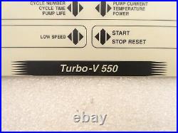 Turbo-V 550 Varian 9699444S012 Turbomolecular Pump Controller Tested Working