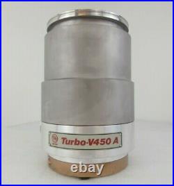 Turbo-V450 A Varian 9699044S001 Turbomolecular Vacuum Pump VSEA Tested As-Is