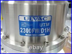 ULVAC UMT2300FWithD1H TURBO MOLECULAR PUMP AND CONTROLLER