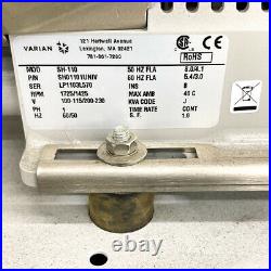 Varian TV-301 NAV Turbomolecular Vacuum Pump, SH-110 Dry Pump, 301 AG Controller