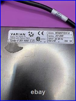 Varian Turbo-V 301 NAV C. U. Turbomolecular Pump Controller model 8698973S010